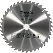 Makita D-77322 Диск по дереву 260х30х2.6/1.8мм 40T